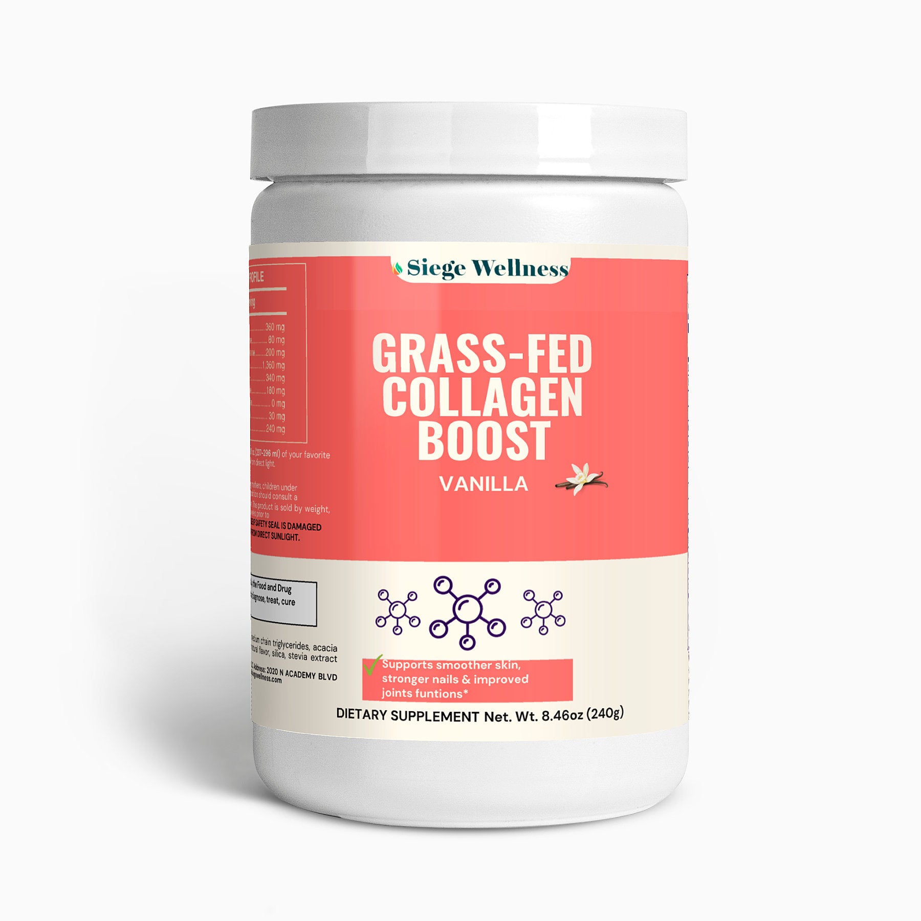 Grass-Fed Collagen Boost (Vanilla)