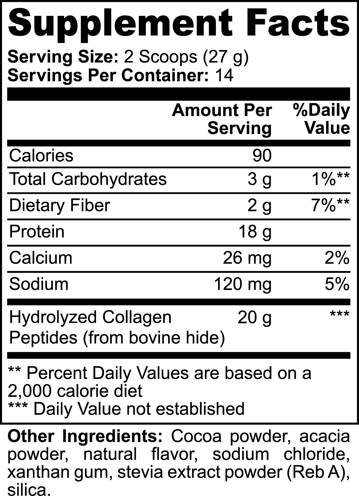 Grass-Fed Collagen (Chocolate)