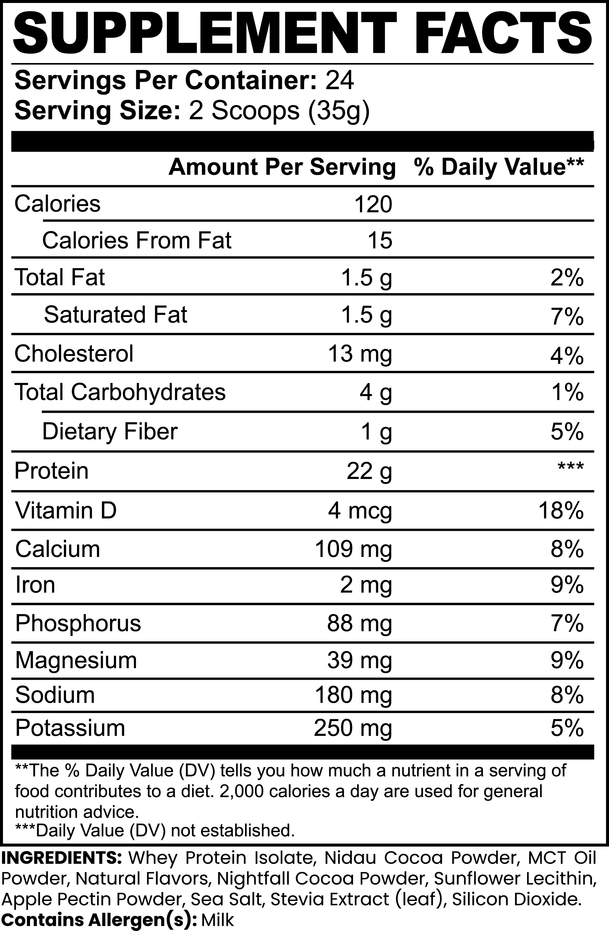 Premium Whey Protein  (Chocolate)