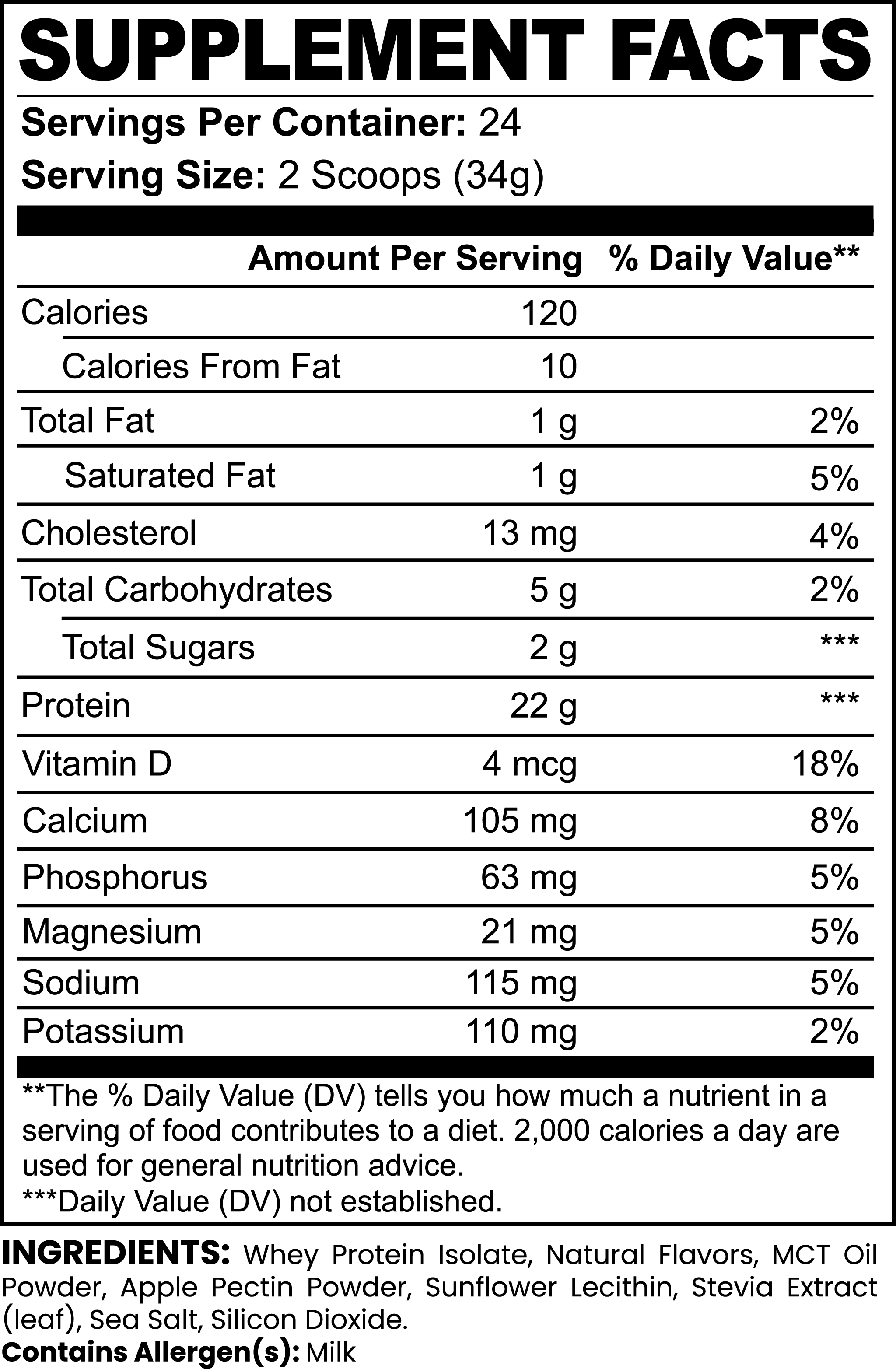 Premium  Whey Protein(Vanilla)